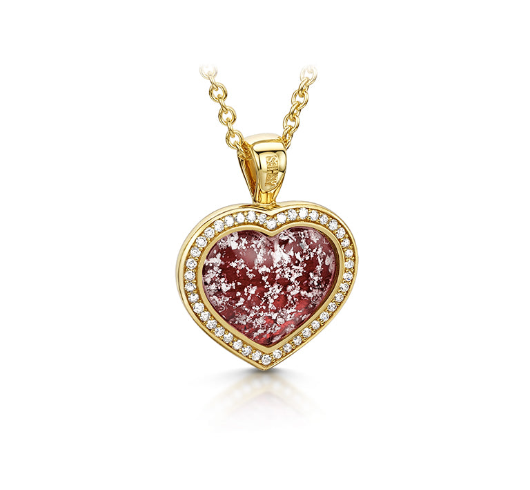 Halo Heart Pendant