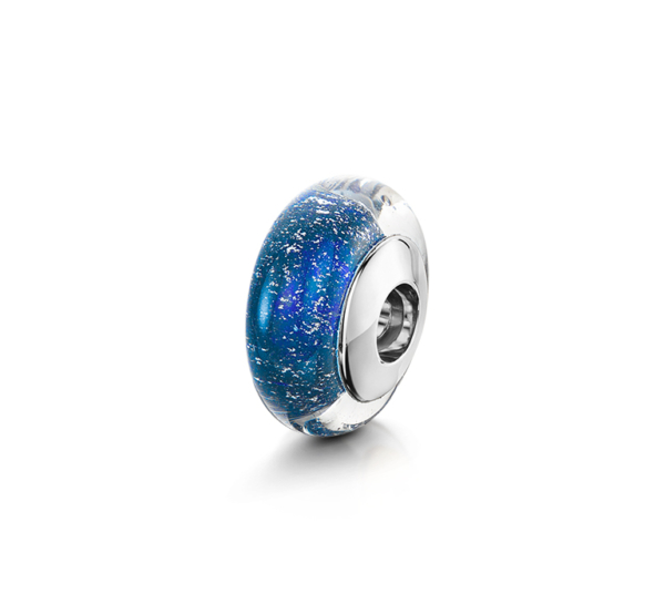 Charm Silver Blue V1