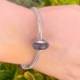 Charm Silver Purple